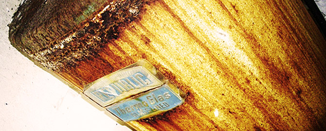 ancient hot water heater